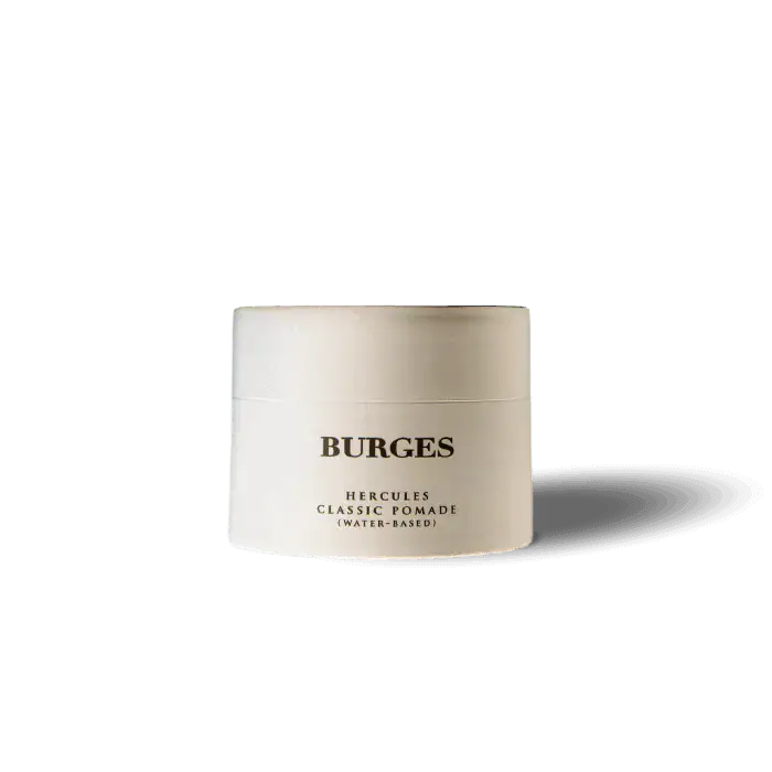 HERCULES 經典水性髮油|水性髮油 No. 1|BURGES HERCULES 經典水性髮油 男士水性髮油推薦|BURGES 台灣製造 50ml。新世代三合一造型品,結合髮蠟+彈力塑形膠+定型液——78 則真實五星評價,GQ、men's uno、BANG 雜誌專文推薦。無矽靈、PVP 無毒定型配方,台灣製造,已投保一千萬產品責任險。適合髮型:油頭、韓系髮型、上抓髮型、商務西裝髮型、Quiff、復古紳士 適合髮質:細軟髮、粗硬髮都能輕鬆上手