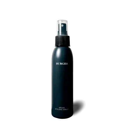 ATLAS 蓬鬆造型噴霧 男士蓬鬆噴霧推薦｜BURGES 台灣製造 150ml。細軟髮油塌髮救星——獨特海鹽×蓬鬆分子配方，經髮型師＆百位男士實測改良，97.5% 高回購率、4.96 滿分五星好評。無矽靈、天然甘蔗金盞花萃取，台灣製造，已投保一千萬產品責任險。適合髮型：空氣感、蓬鬆自然感、造型打底 適合髮質：細軟髮、油塌髮、粗硬易出油髮